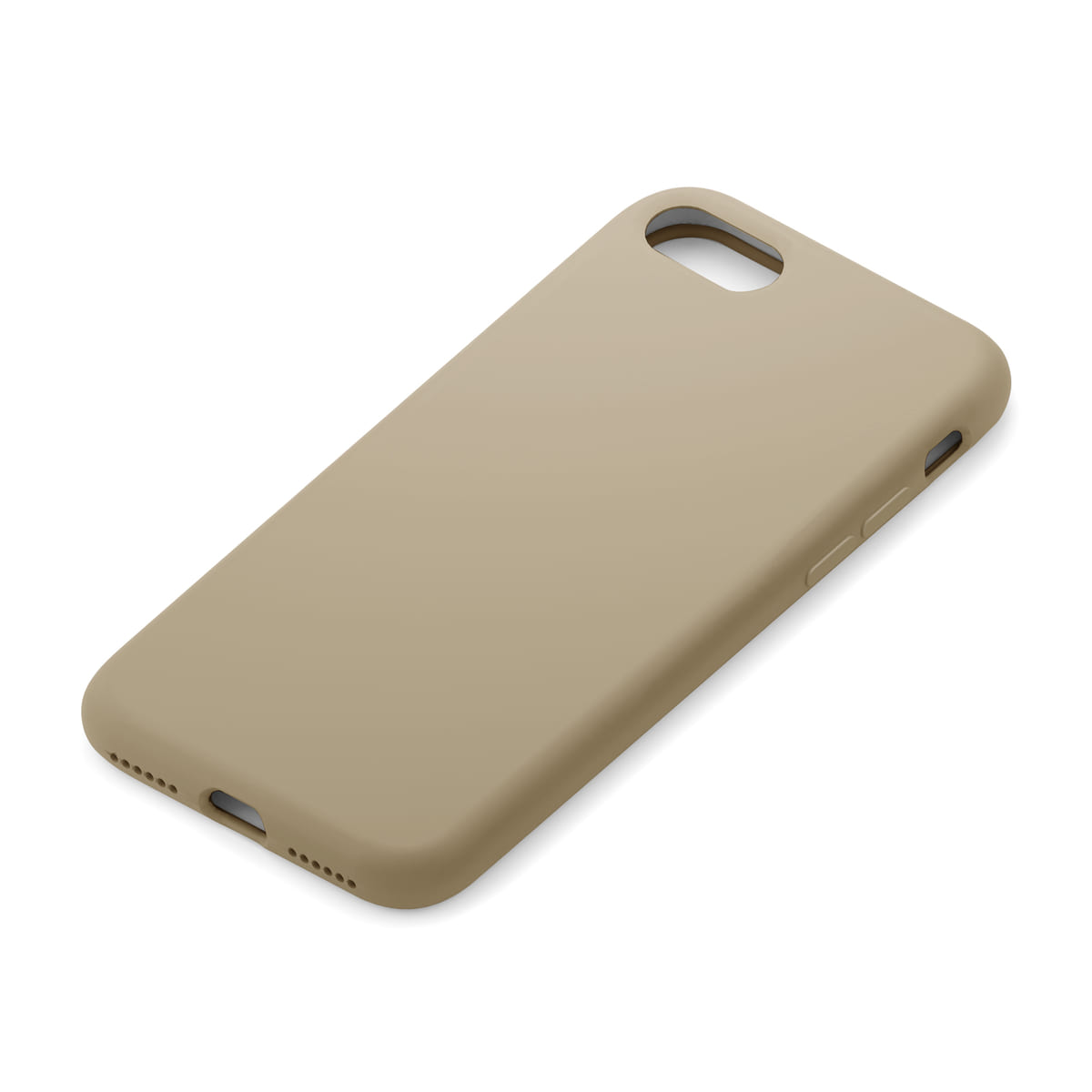 iPhone SE 第3世代 MagSafe対応 抗菌スリムシリコンケース ベージュ