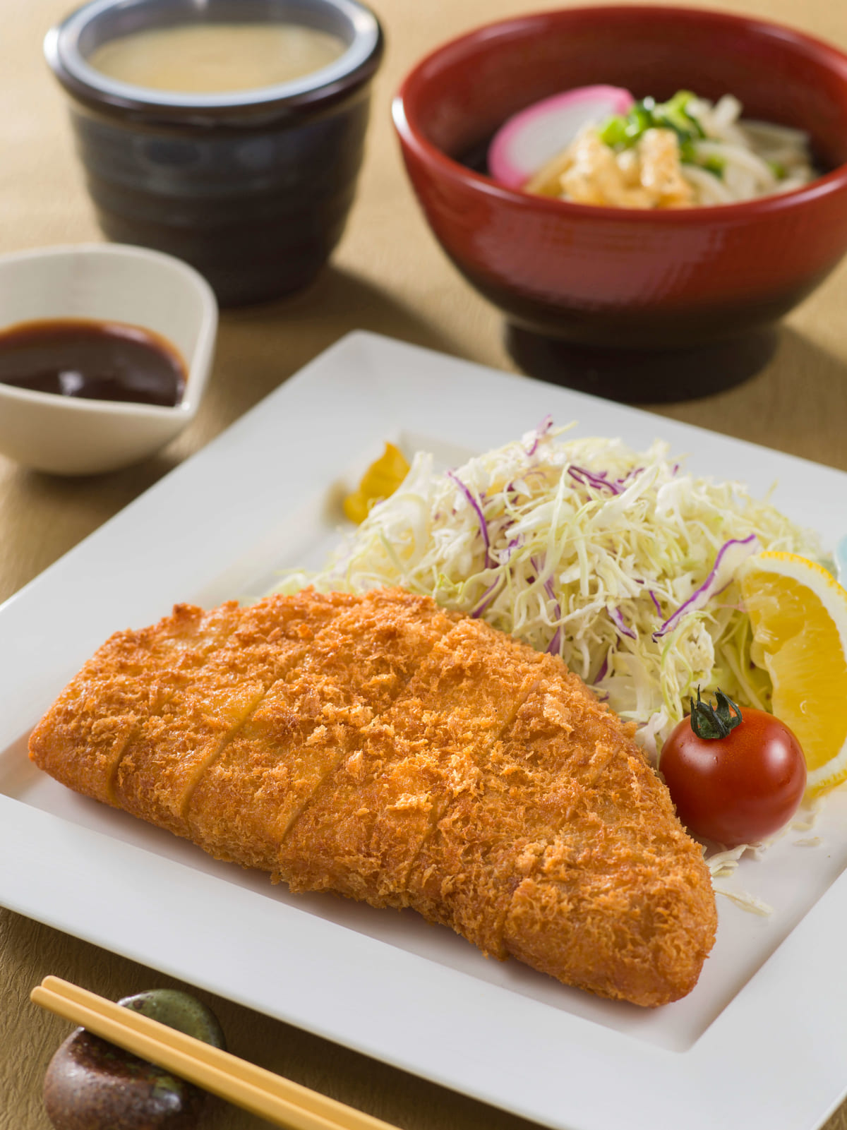ロースかつとうどん膳