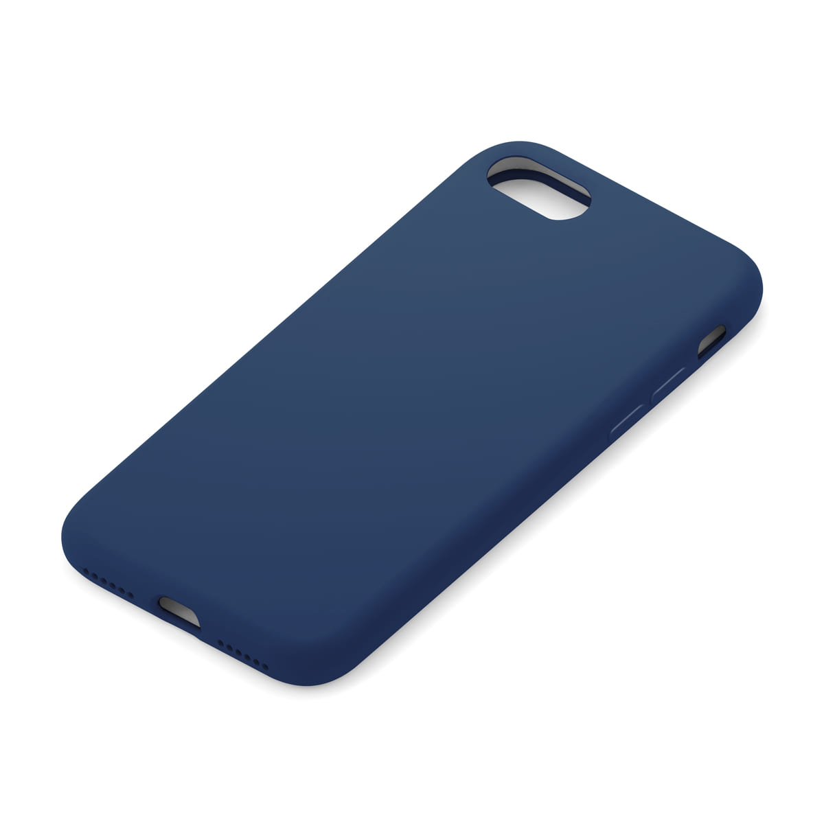 iPhone SE 第3世代 MagSafe対応 抗菌スリムシリコンケース ネイビー