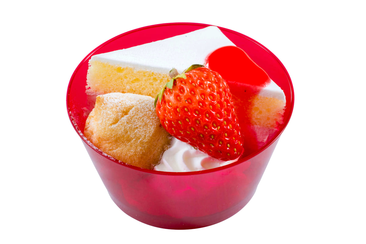 ストロベリークリームケーキ＆プチシュークリーム