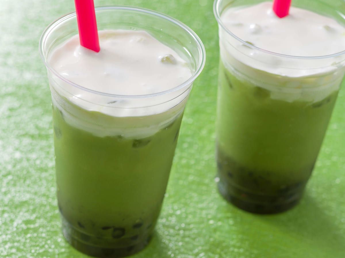抹茶タピオカドリンク