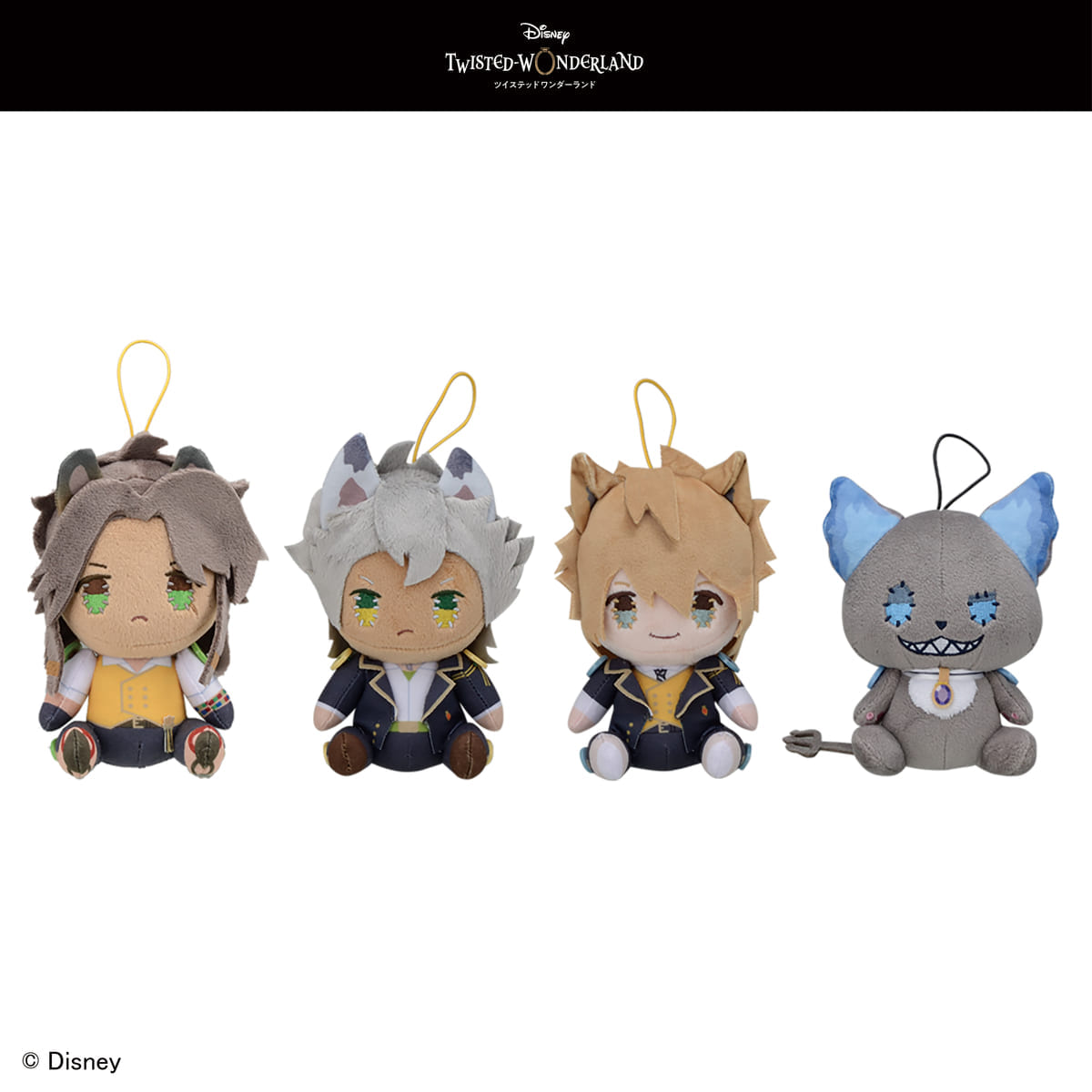 『ディズニー ツイステッドワンダーランド』モアプラスハンドメイド風制服ぬいぐるみ“サバナクロー寮&グリム”