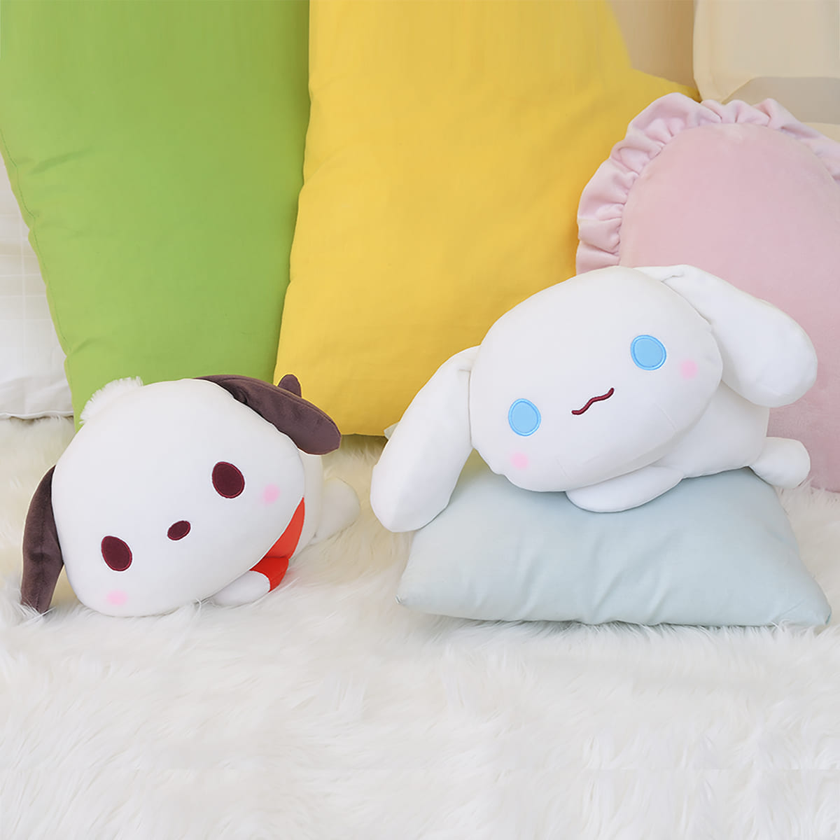 ゆるかわ　サンリオキャラクターズ　せらぴっと　スペシャルぬいぐるみ“シナモロール・ポチャッコ”