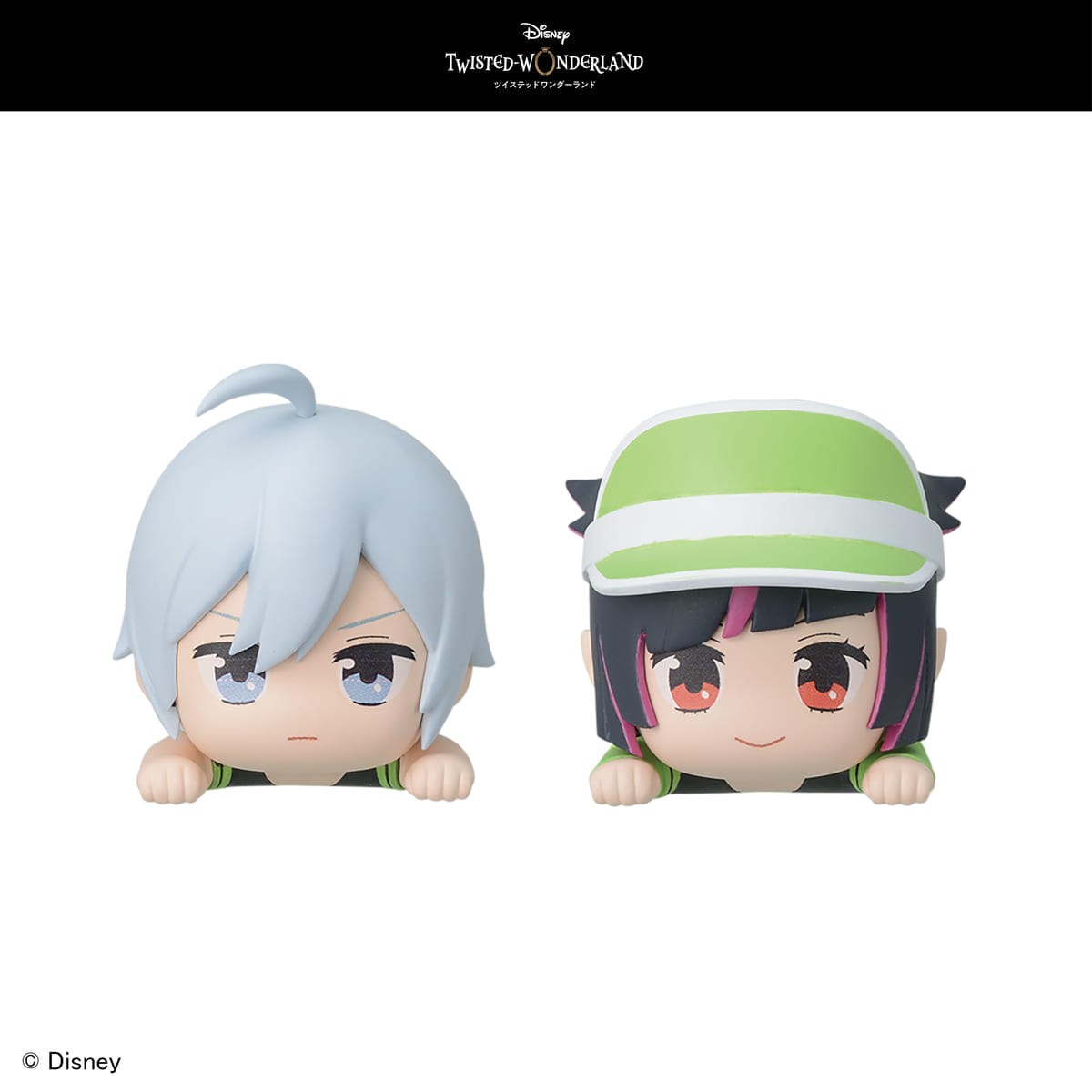 ディズニー ツイステッドワンダーランド　ちょこのせ　モアプラスミニフィギュア　“シルバー&リリア”