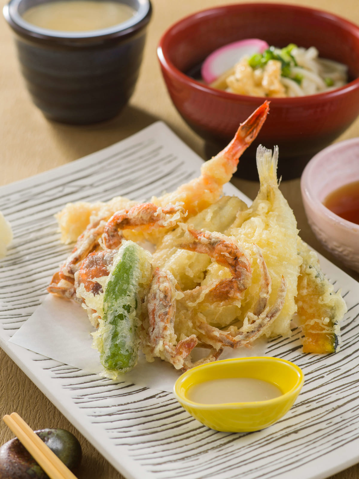 天ぷらとうどん膳