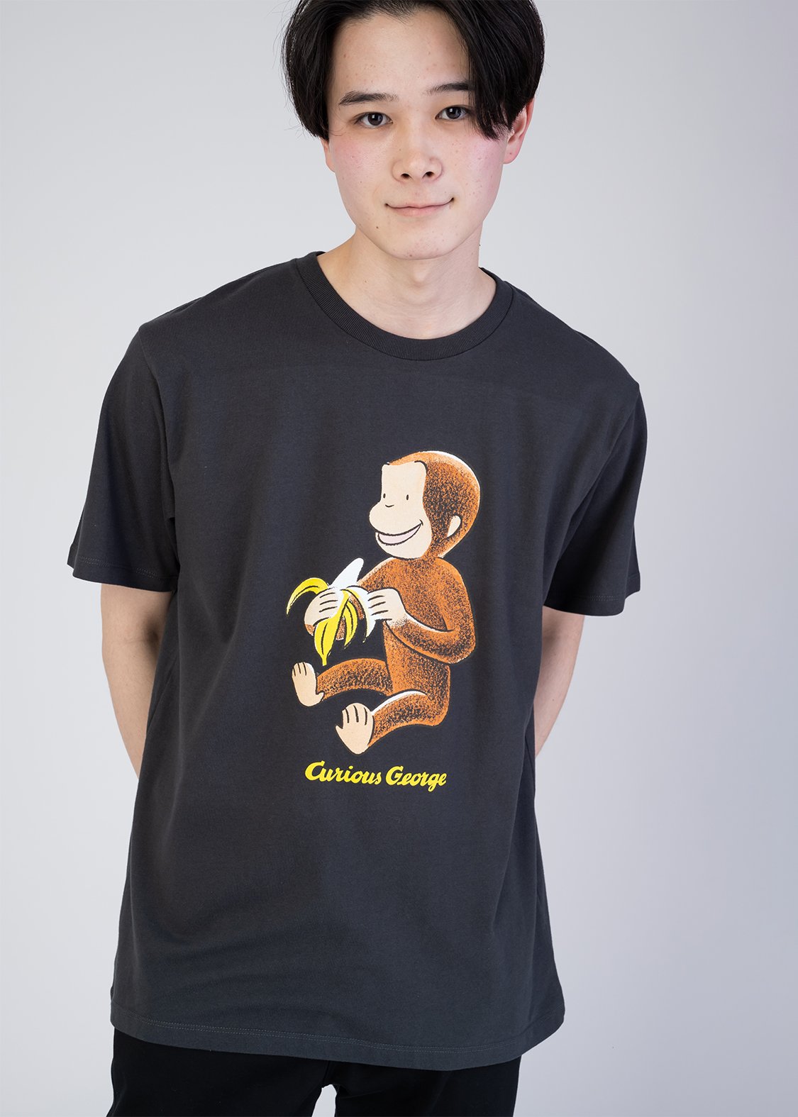 「おさるのジョージ」コラボレーション Tシャツ「ピール バナナ」