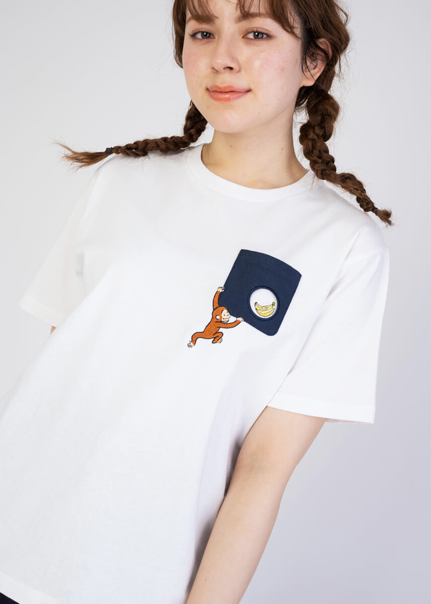 「おさるのジョージ」コラボレーション Tシャツ「テイク バナナ」