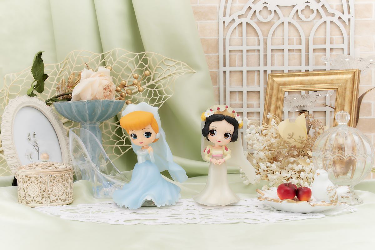 きらめくドレスをまとったシンデレラと白雪姫！バンプレスト「Q posket Disney Characters -Dreamy Style  Glitter Collection-vol.2」