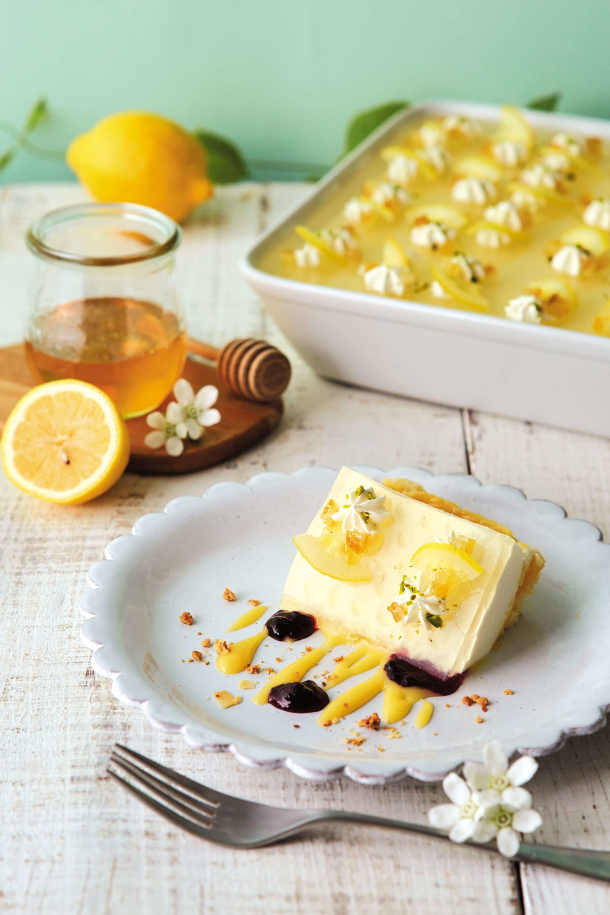 アフタヌーンティー・ティールーム ホームメイドスコップケーキ はちみつレモンのレアチーズ