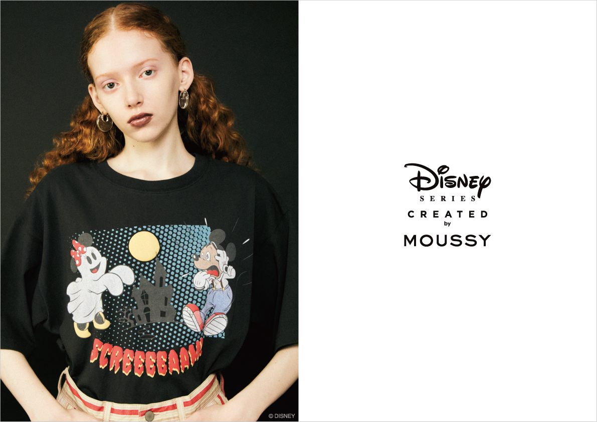 Disney SERIES CREATED by MOUSSY 総柄シャツ - Tシャツ/カットソー 