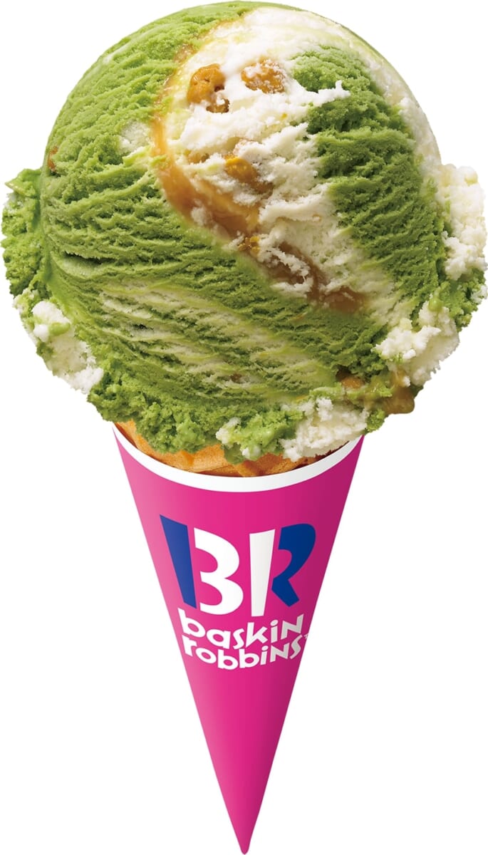 サーティワン「キャラメル抹茶オレ」