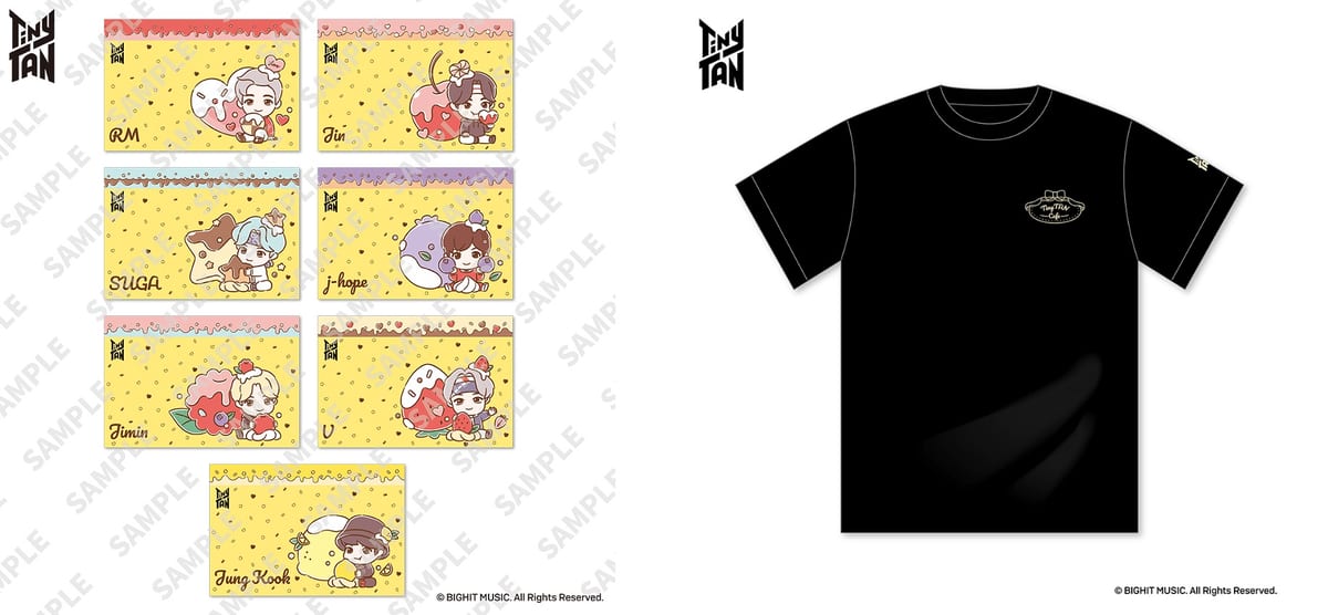 ポストカード（全7種）／Tシャツ