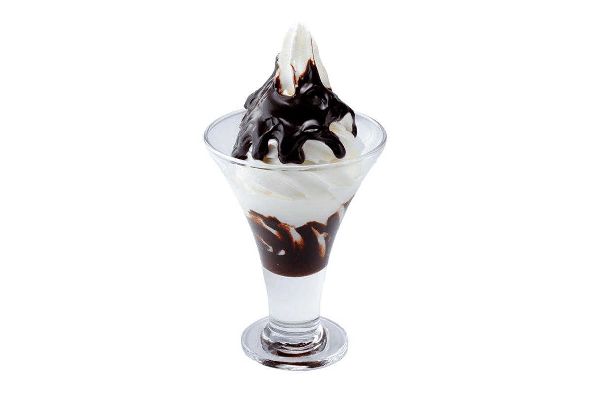 北海道ソフトクリーム　チョコソース