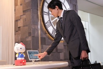 「HELLO KITTY ROBOT（ハローキティロボット）」受付