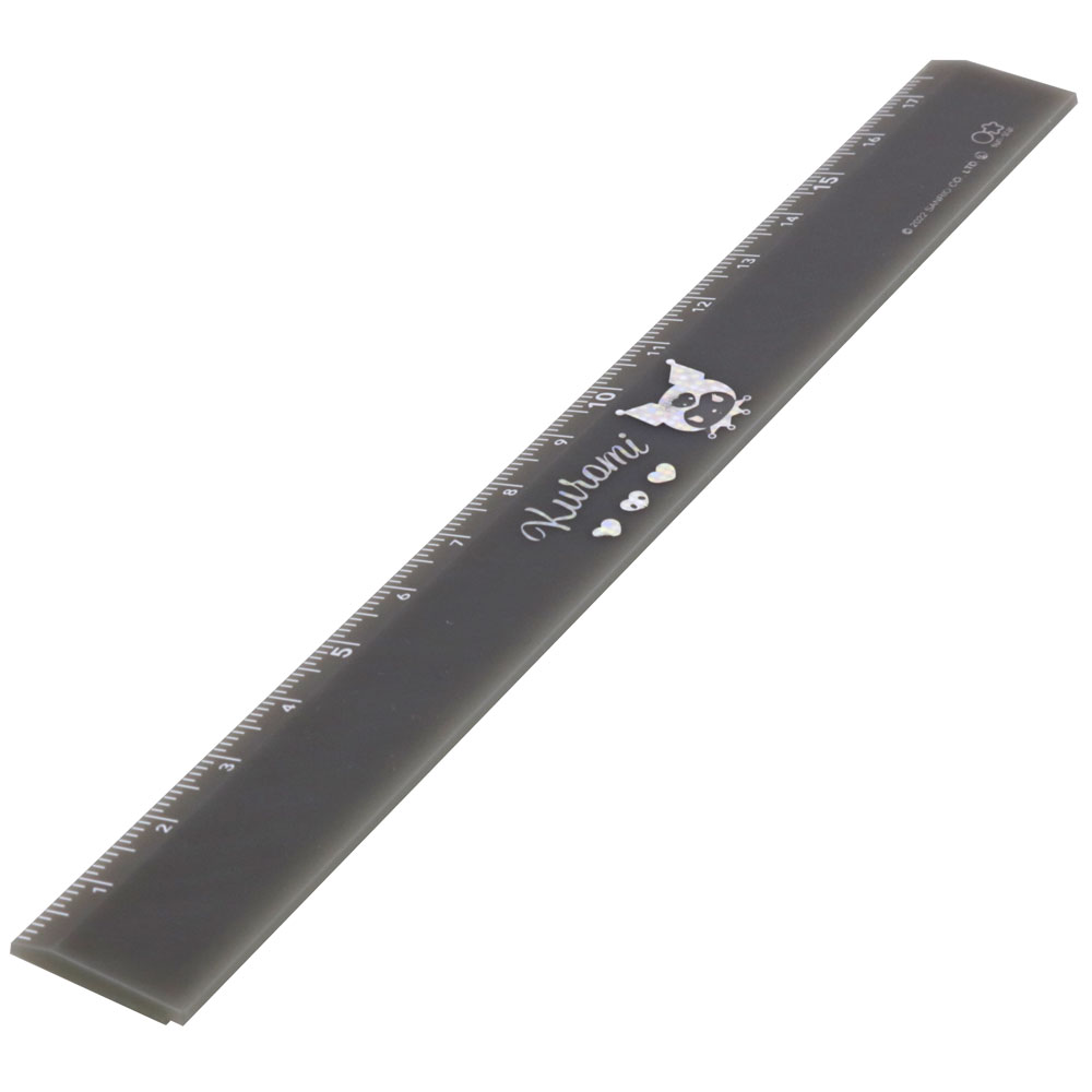 ぴったり定規17cm　クロミ/BK(ブラック)