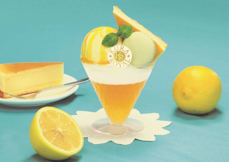 KURA ROYAL「レモンチーズケーキパフェ」