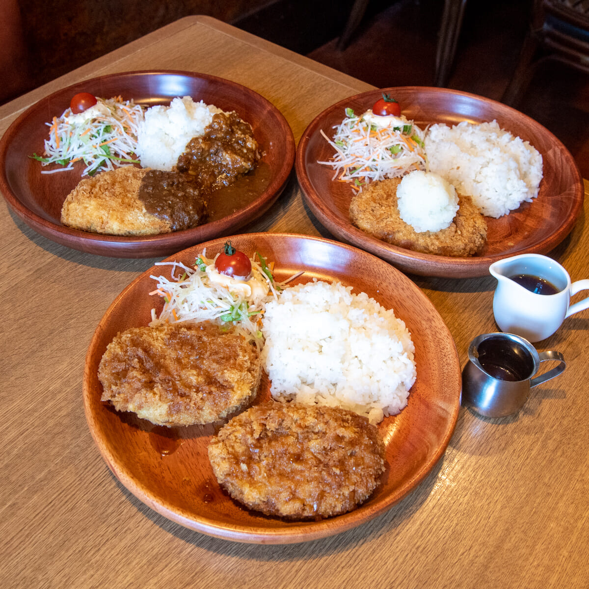 びっくりドンキー「メンチカツディッシュ」撮影