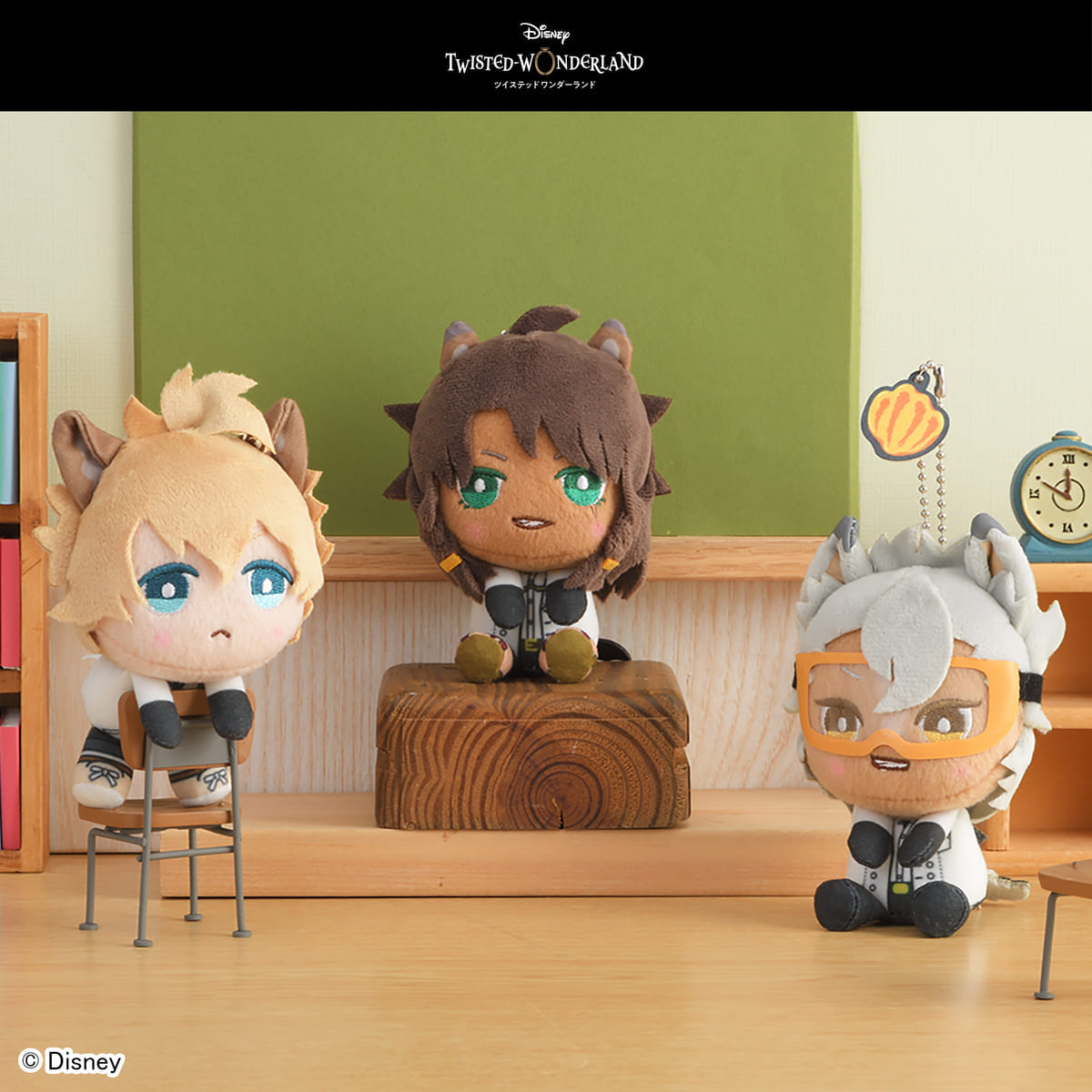 セガプライズ『ディズニー ツイステッドワンダーランド』& you モアプラス実験着キーチェーンマスコット“サバナクロー寮”