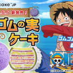 Cake.jp TVアニメ『ONE PIECE』コラボレーション「ゴムゴムの実ケーキ」