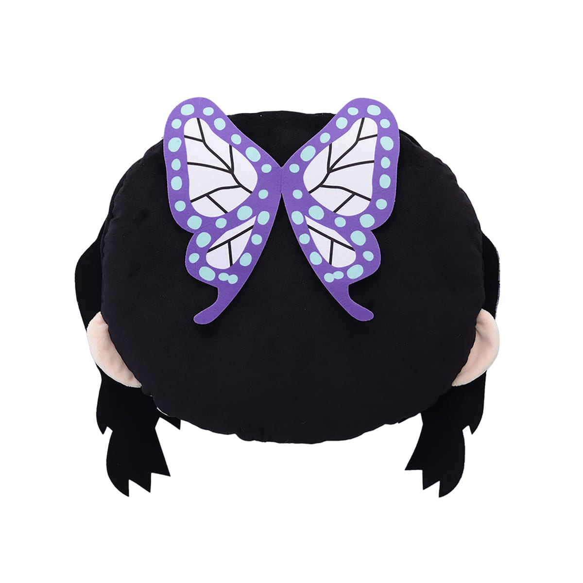 「鬼滅の刃」　きゃらまる　プレミアムインテリアクッション“胡蝶しのぶ”　蝶の髪飾り