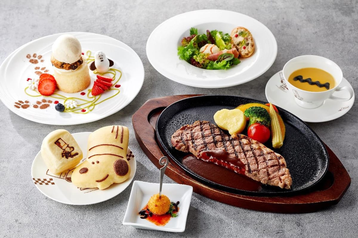 帝国ホテル 東京 パークサイドダイナー「料理長スヌーピーのレストランプラン 9th story」