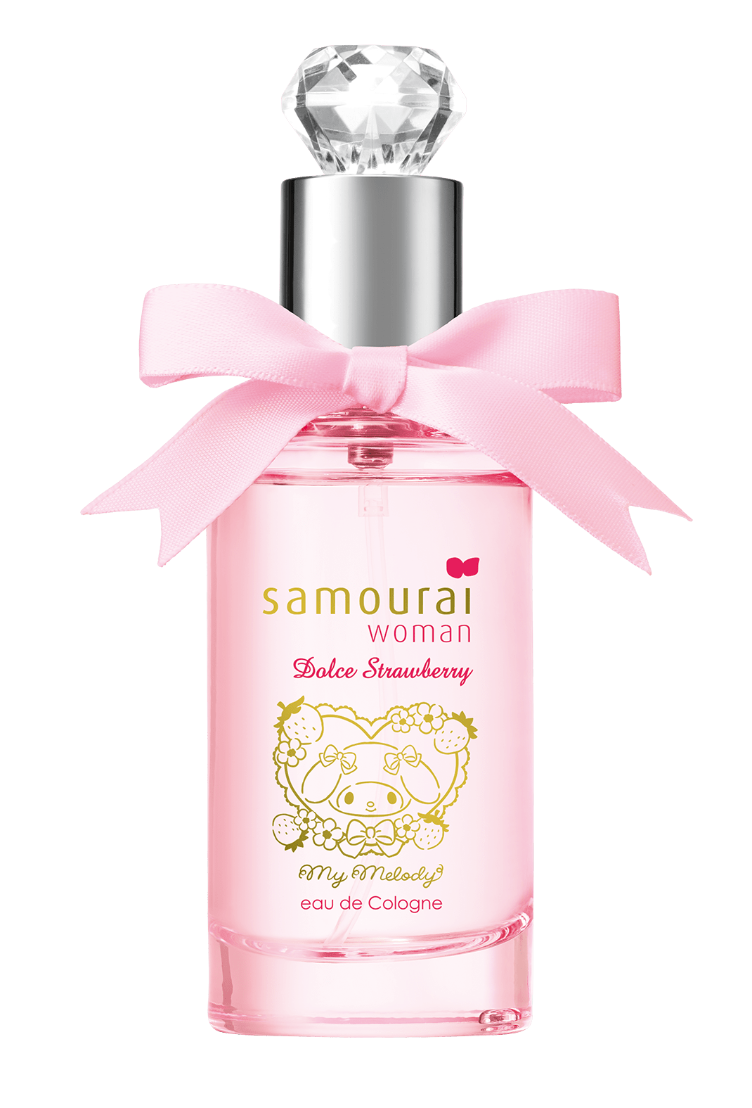 「マイメロディ×サムライウーマン ドルチェストロベリー オーデコロン 50mL」３