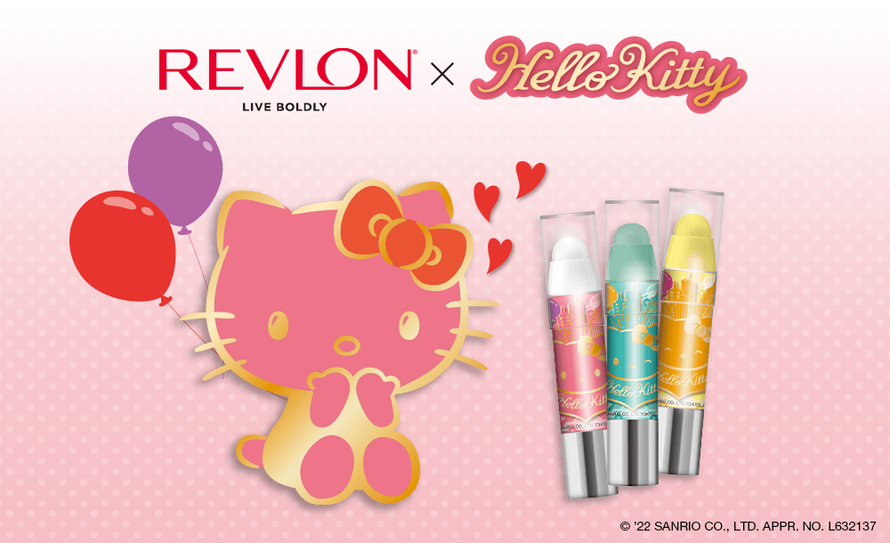 「REVLON × HELLO KITTY in NEW YORK」コラボレーションパッケージ