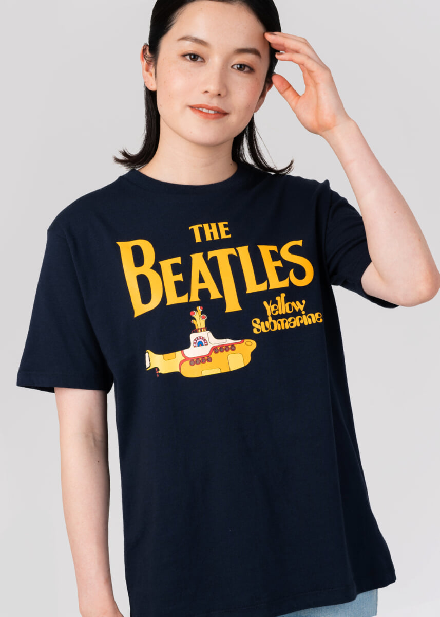 Tシャツ「ザ・ビートルズ ロゴ & イエロー・サブマリン」