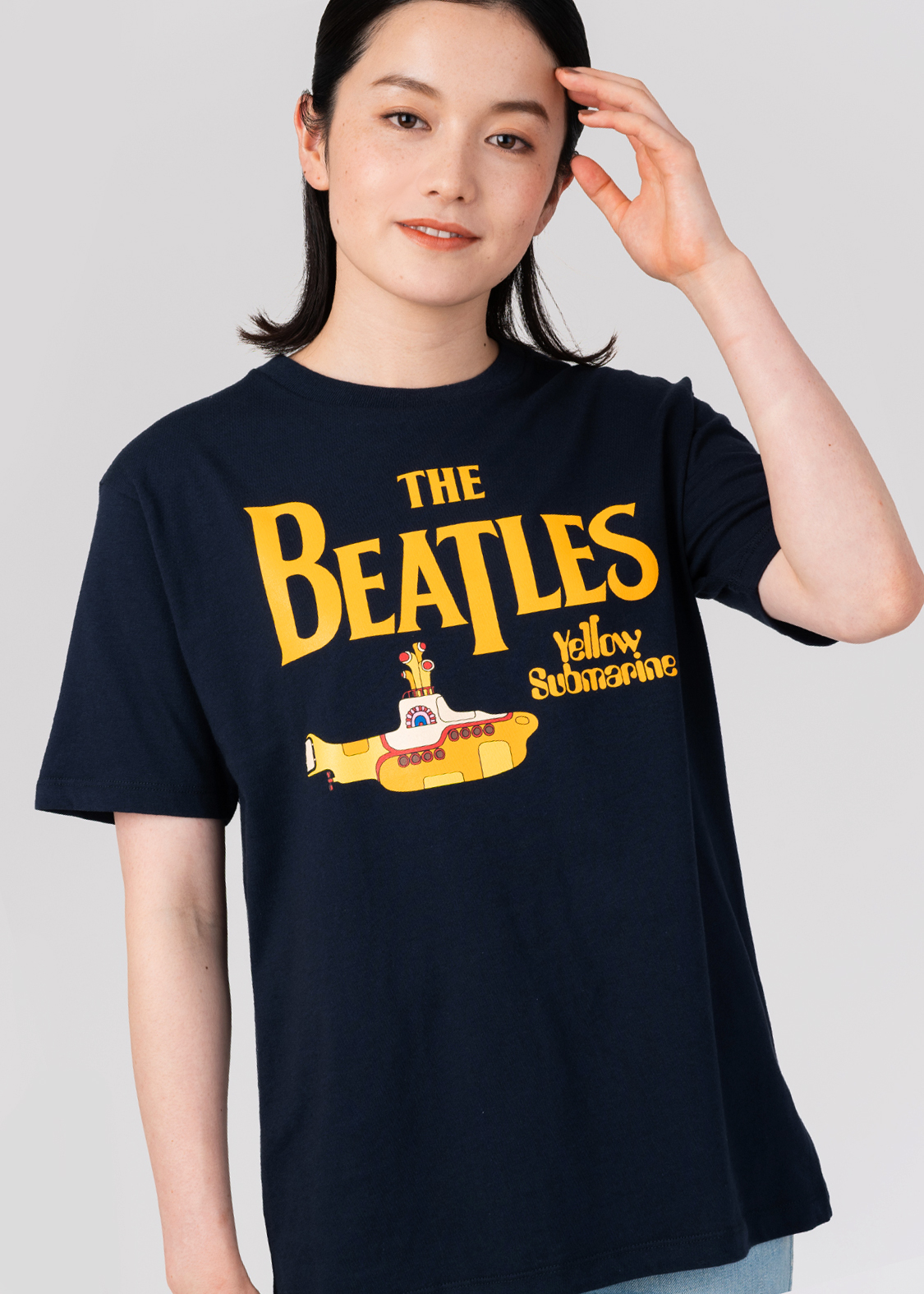 Tシャツ「ザ・ビートルズ ロゴ & イエロー・サブマリン」