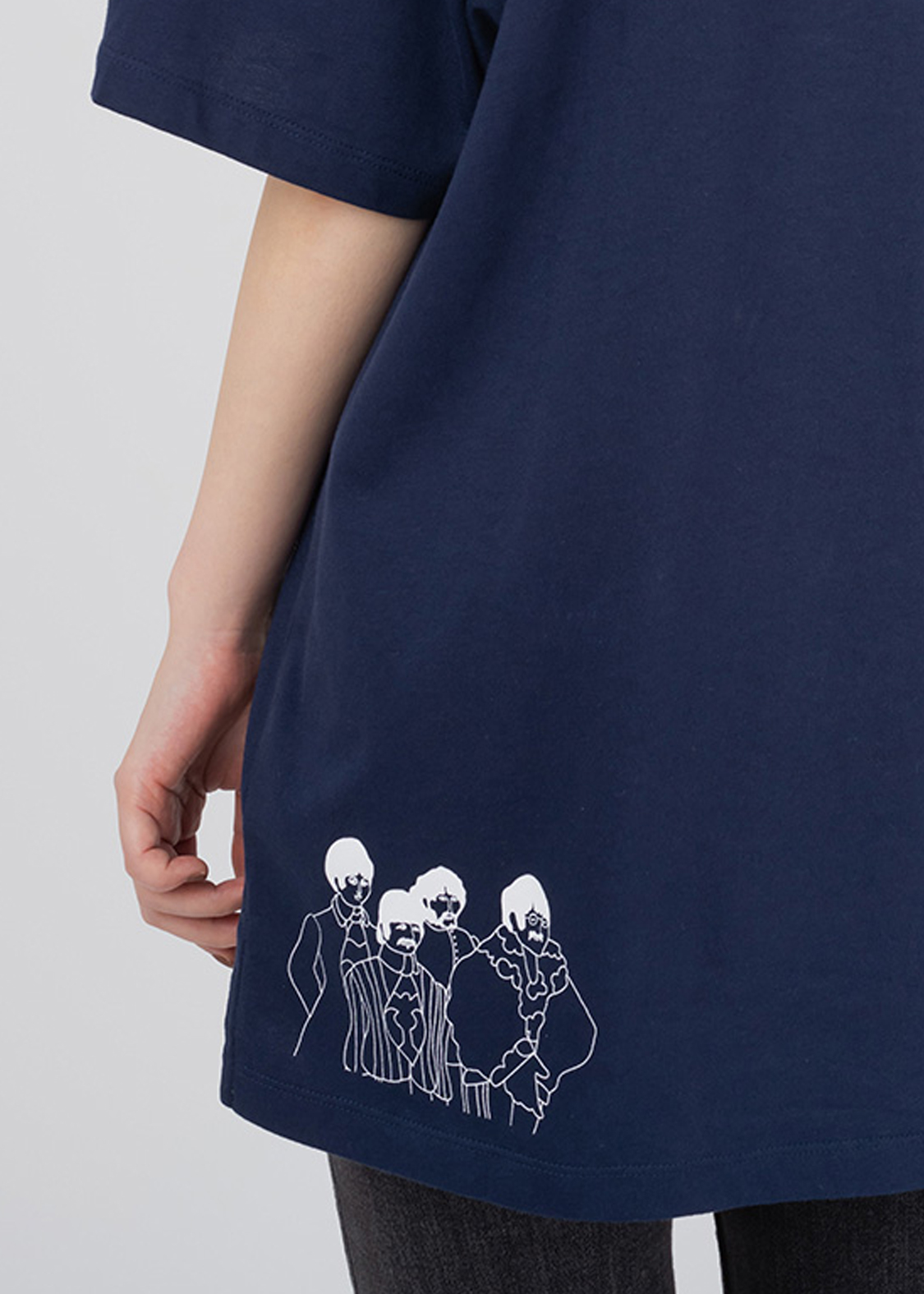 Tシャツ「イエロー・サブマリン レインボー」バック