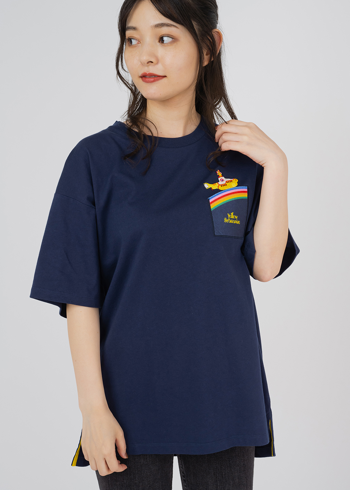 Tシャツ「イエロー・サブマリン レインボー」