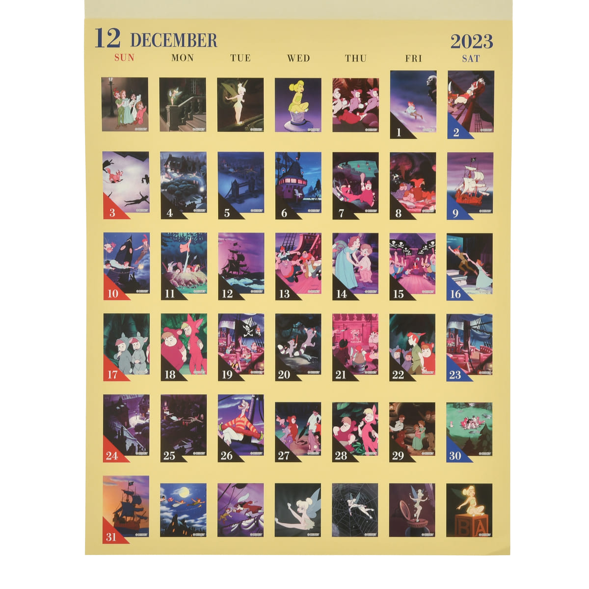 ディズニーキャラクター 壁掛けカレンダー シール 2023 CALENDARS＆ORGANIZERS 5