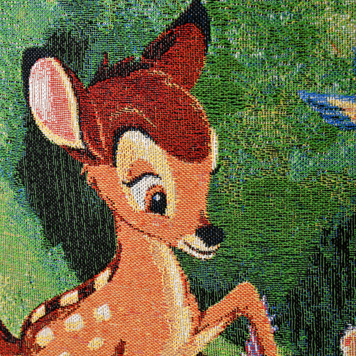 バンビ、とんすけ、フラワー トートバッグ Bambi 80years04