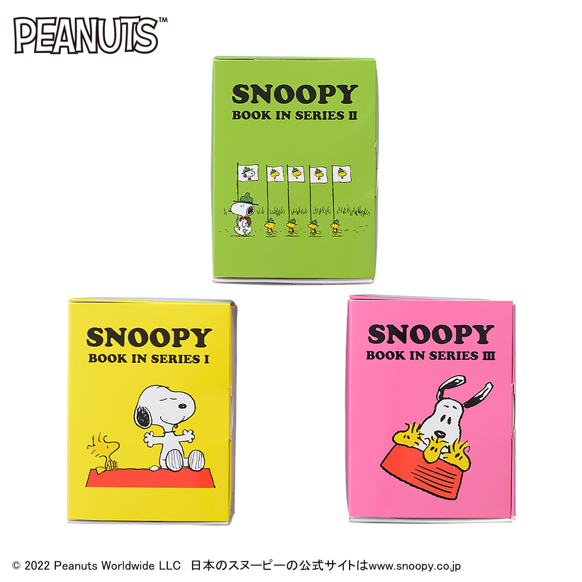 SNOOPY™　BOOK IN SERIES　ミニぬいぐるみ（BOX)