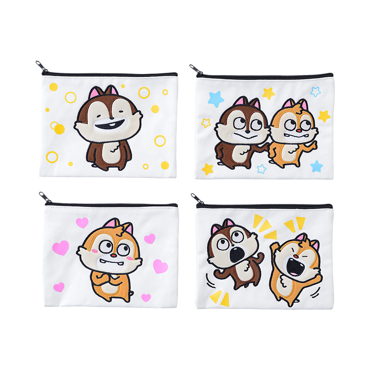 セガプライズ ディズニー「にしむらゆうじ画♪チップとデール モアプラスアップリケポーチ」