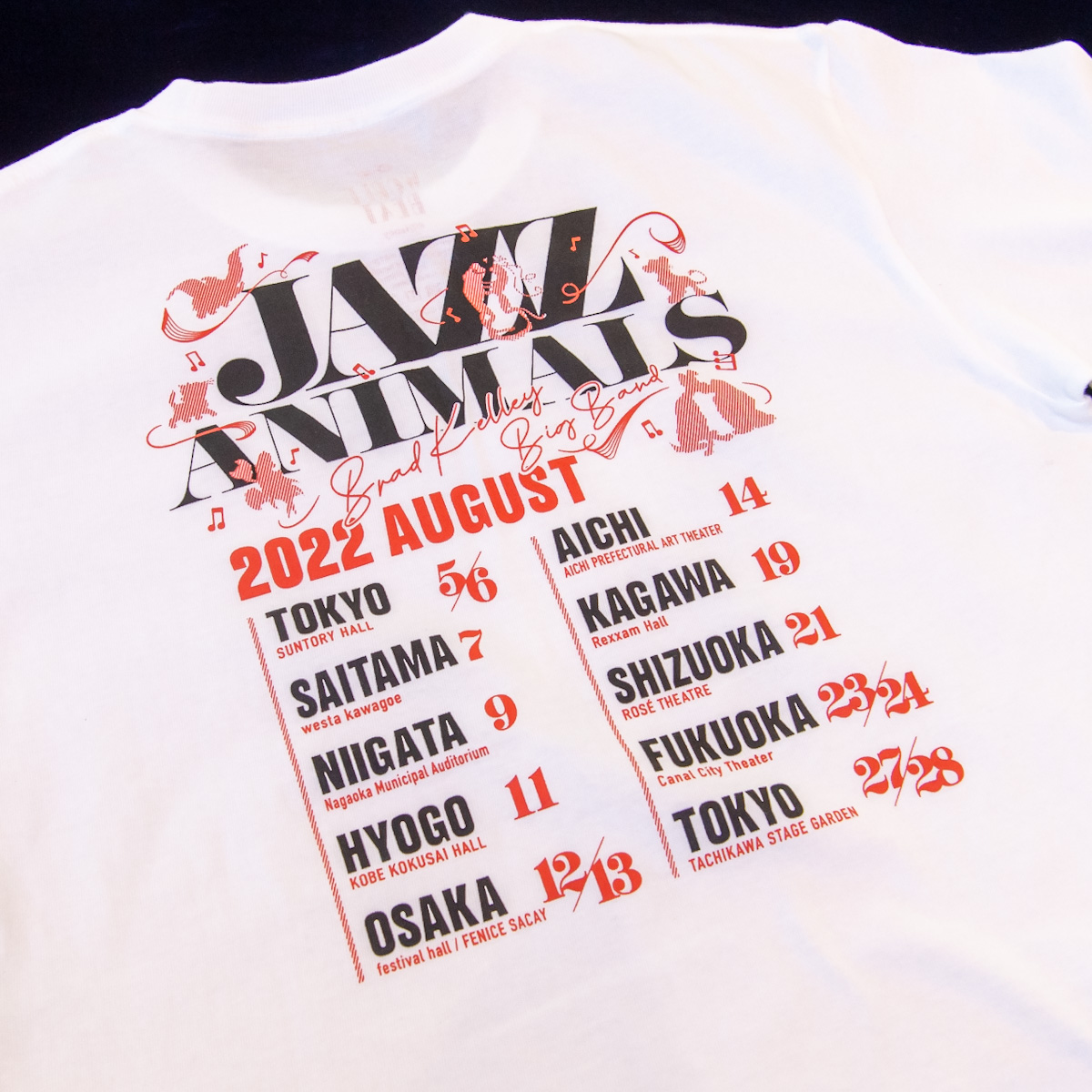 「ディズニー・ワールド・ビート 2022：JAZZ ANIMALS〜夢を奏でる動物たち」オリジナルグッズ　Tシャツ2
