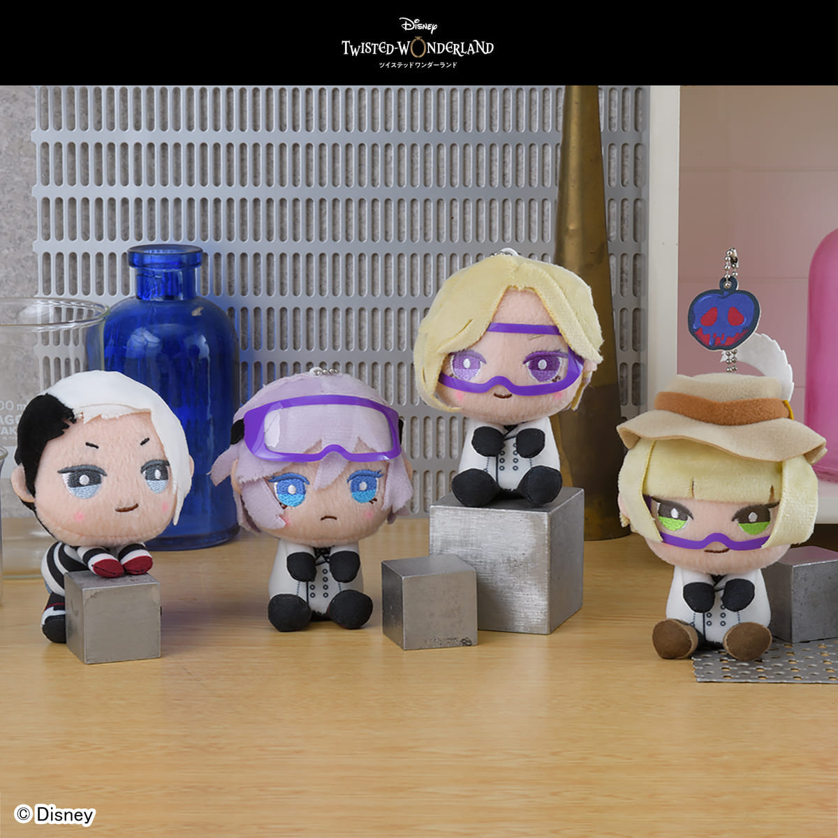 セガプライズ『ディズニー ツイステッドワンダーランド』& you モアプラス実験着キーチェーンマスコット“ポムフィオーレ寮&デイヴィス・クルーウェル”02