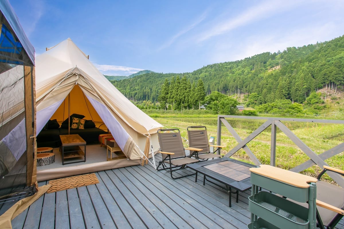 6種類の宿泊用テント
