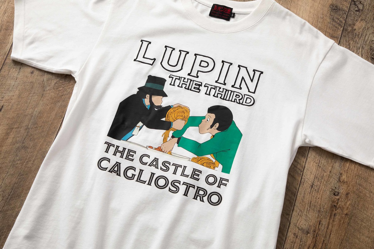 「ルパン三世　カリオストロの城」Tシャツ（パスタ）