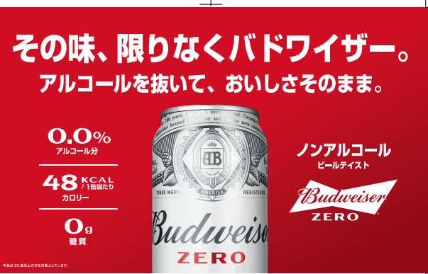 Budweiser ZERO(バドワイザー ゼロ)