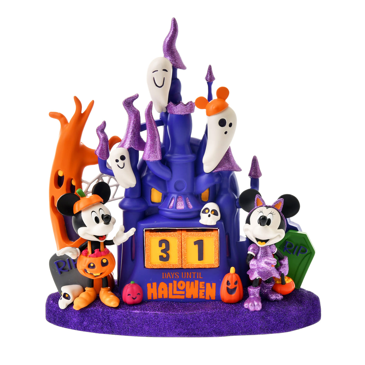 ミッキー＆ミニー カウントダウンカレンダー フィギュア Disney Halloween 2022