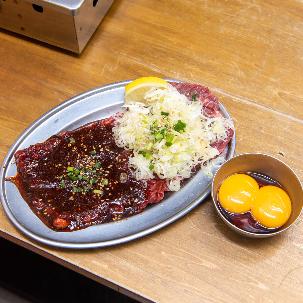 大阪焼肉・ホルモンふたご「スーパー・はみ出たいハラミ 双子の君と共に…」