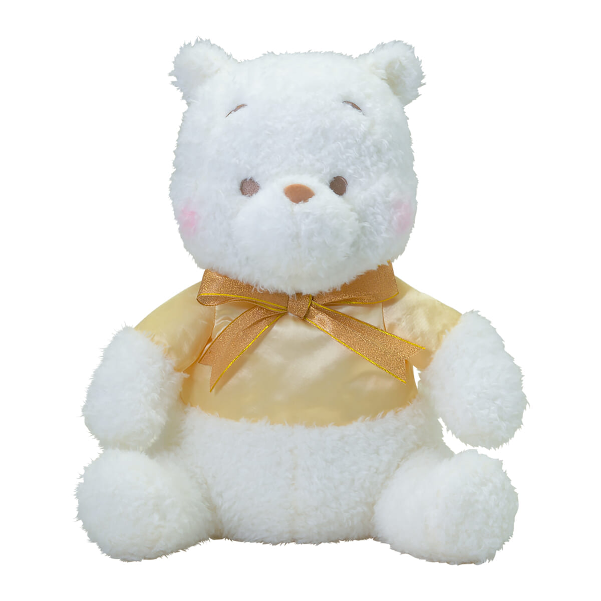 セガプライズ ディズニー「くまのプーさん」　赤いほっぺ　スーパーギガジャンボホワイトゴールドぬいぐるみ