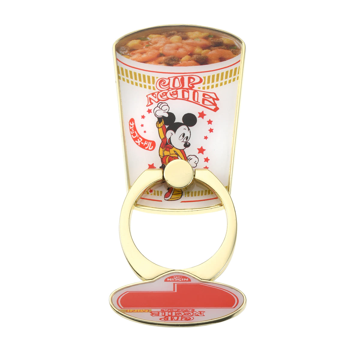 【カップヌードル】ミッキー スマートフォンリング Cup Noodle02