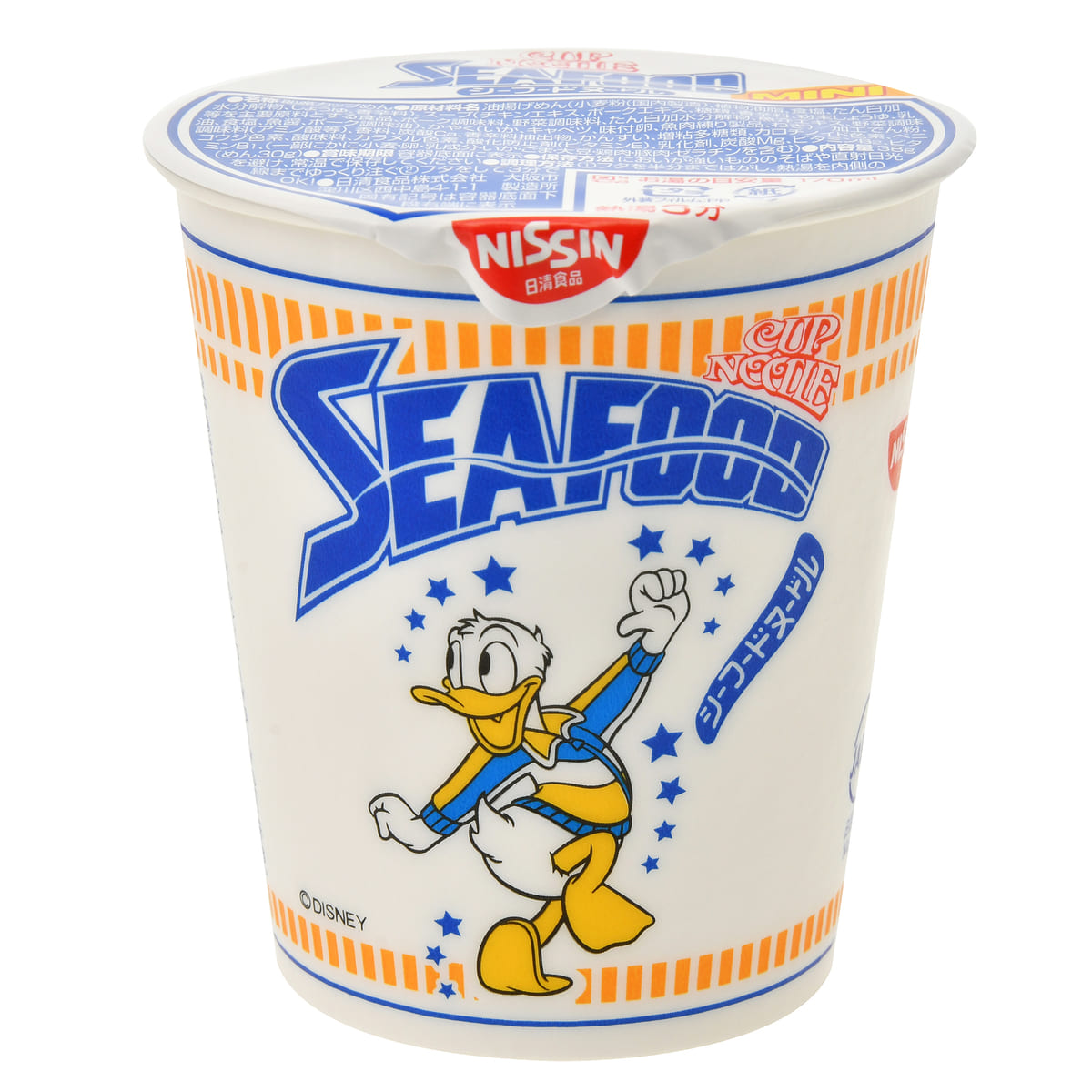 【カップヌードル】ミッキー、ドナルド、グーフィー カップヌードル ミニ 缶ケース入り Cup Noodle　ドナルドダック