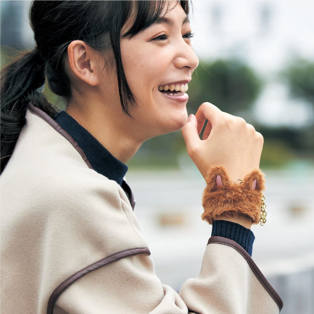 ストールホルダー　ブレスレット使い