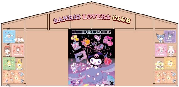 sanrio lovers club　フォトスポット（韓国）