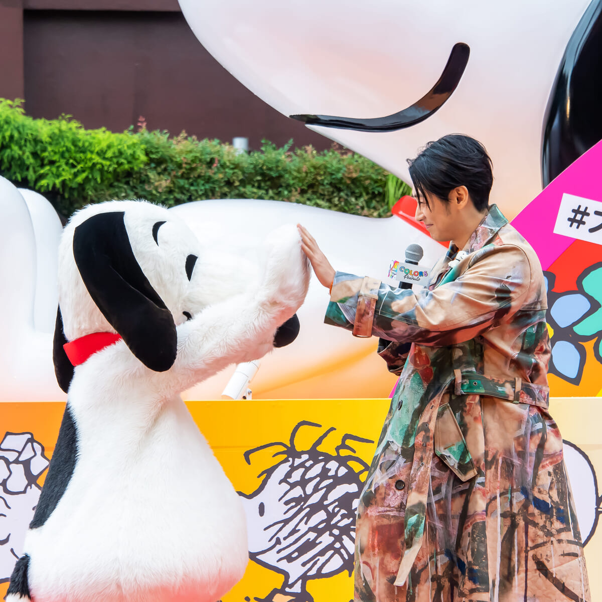 「SNOOPY HAPPINESS FLOAT 2022」出発式 2