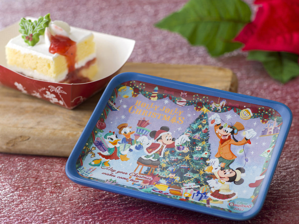 東京ディズニーリゾート“ディズニー・クリスマス2022”「ストロベリーショートケーキ、スーベニアプレート付き」
