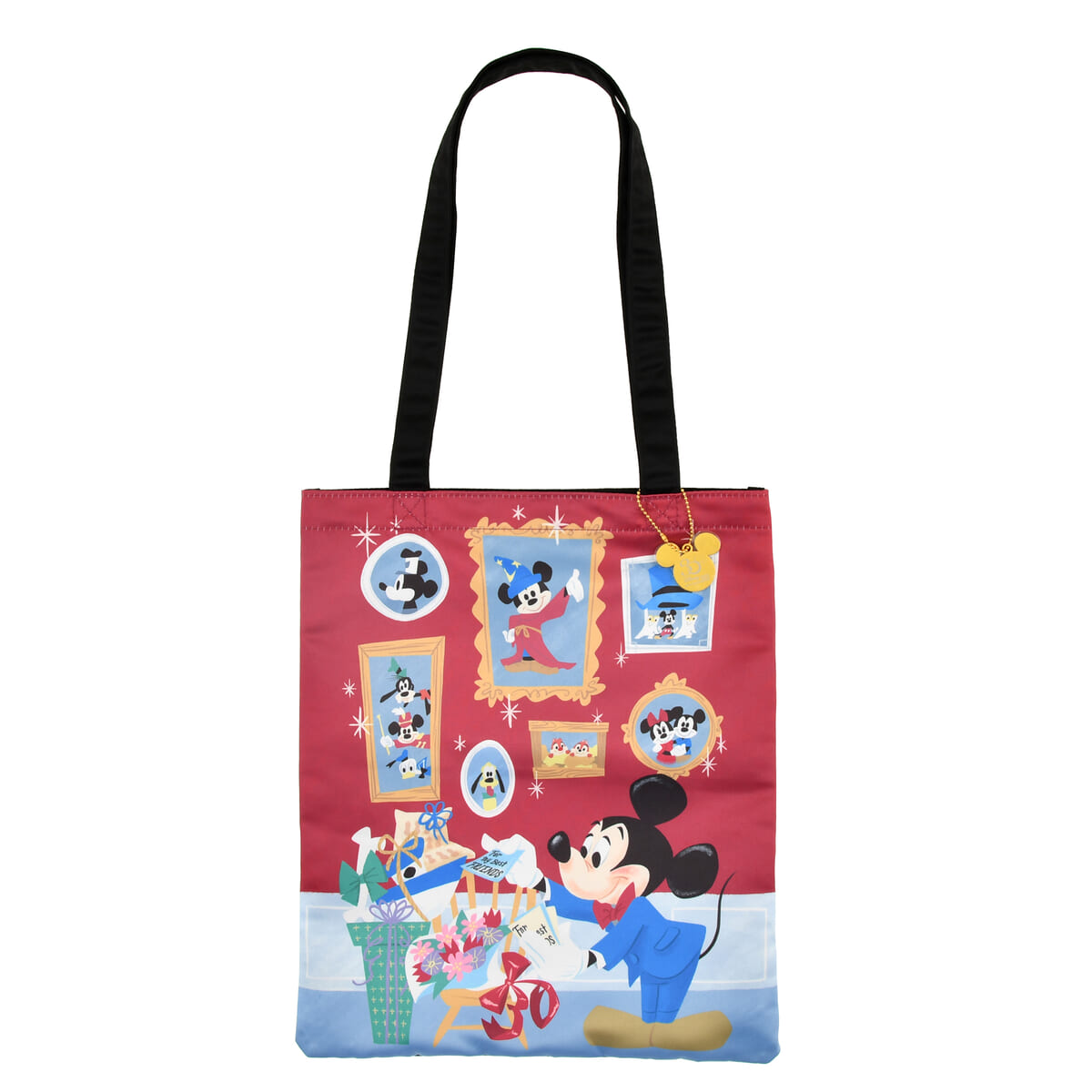ミッキー＆フレンズ トートバッグ チャーム付き Disney Store Japan 30th Anniversary